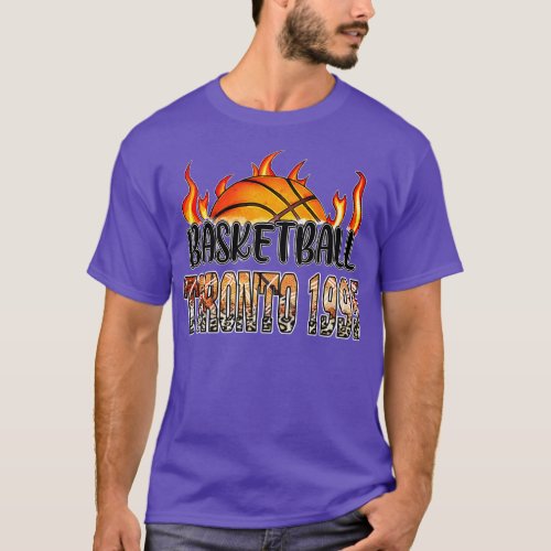 Classic Basketball Design Toronto Personalized Pro T_Shirt