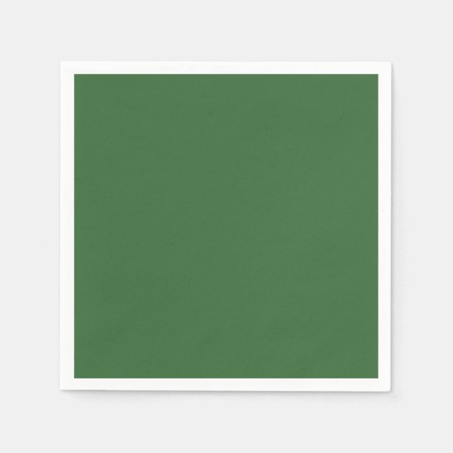 Classic Batch: Emerald Green Paper Napkins (Front)