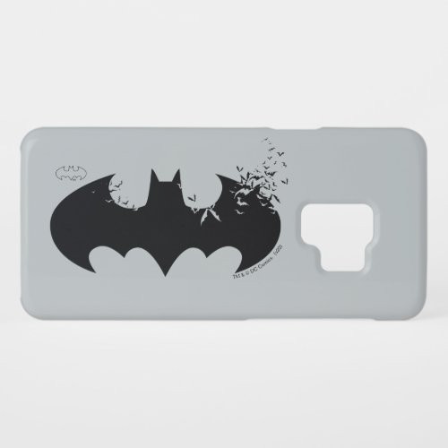 Classic Batman Logo Dissolving Into Bats Case_Mate Samsung Galaxy S9 Case