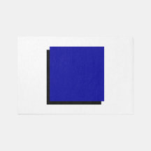 Classic Bauhaus Design Blue Square