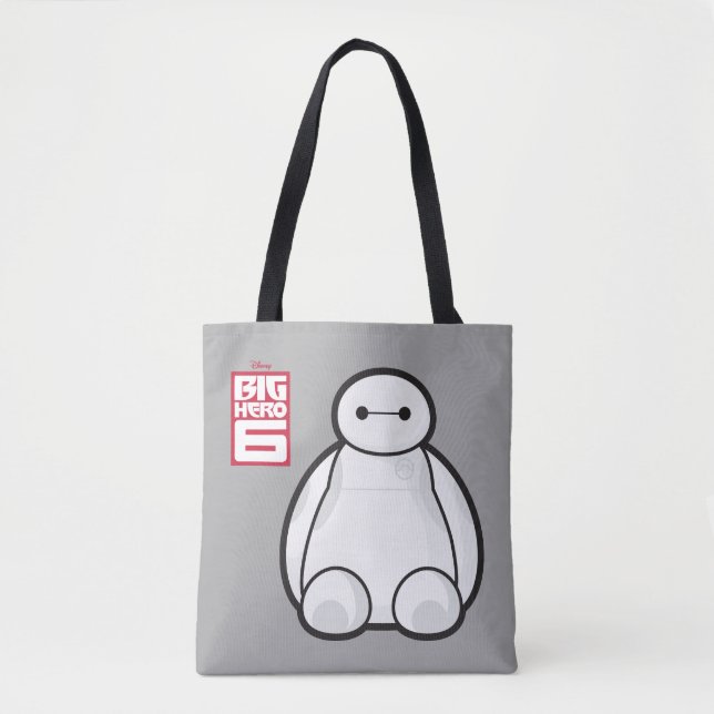 Classic Baymax Sitting Graphic 2 Tote Bag (Front)