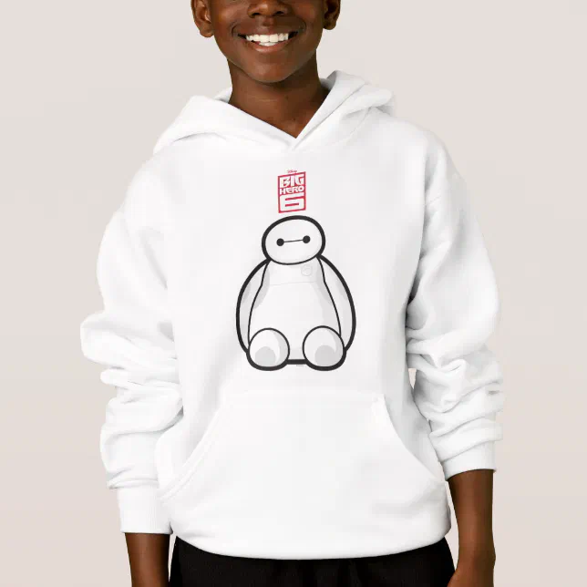 Classic Baymax Sitting Graphic Hoodie Zazzle 7753