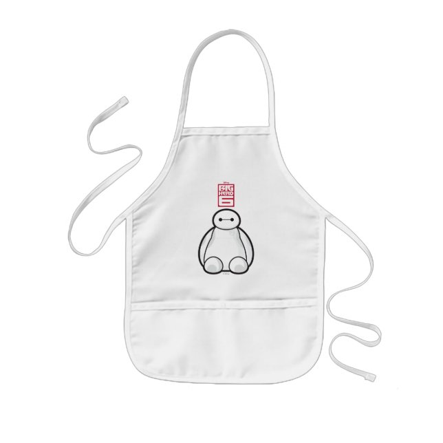 Classic Baymax Sitting Graphic Kids' Apron (Front)