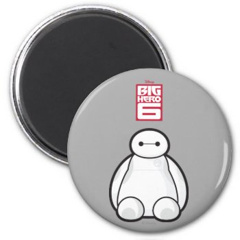 Classic Baymax Sitting Graphic Magnet by bighero6 at Zazzle