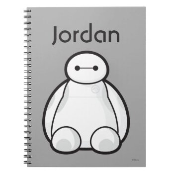 Classic Baymax Sitting Graphic - Personalized Notebook by bighero6 at Zazzle