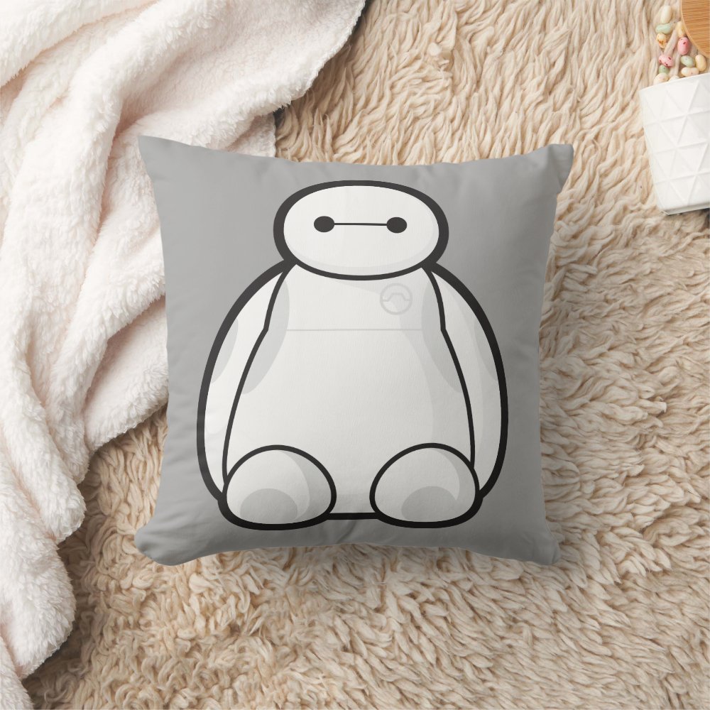 Baymax Disney Throw Pillow, Disney Fan Gift, Disney Decor