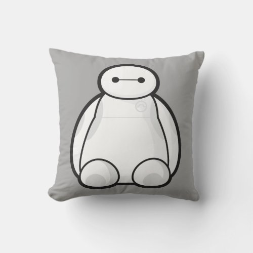 Classic Baymax Sitting Graphic Throw Pillow