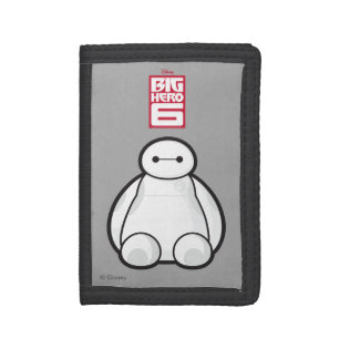 Classic Baymax Sitting Graphic Tri-fold Wallet