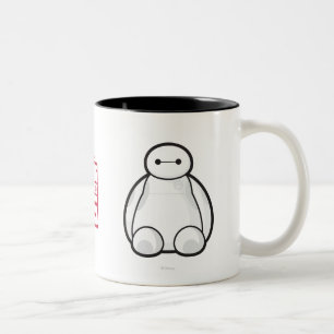 Classic Baymax Sitting Graphic Two-Tone Coffee Mug