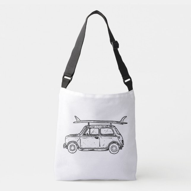 Classic Beach Mini Cooper Crossbody Bag (Front)