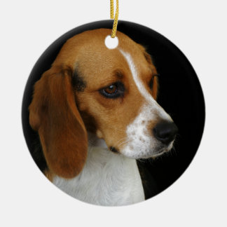 Classic Beagle Ceramic Ornament