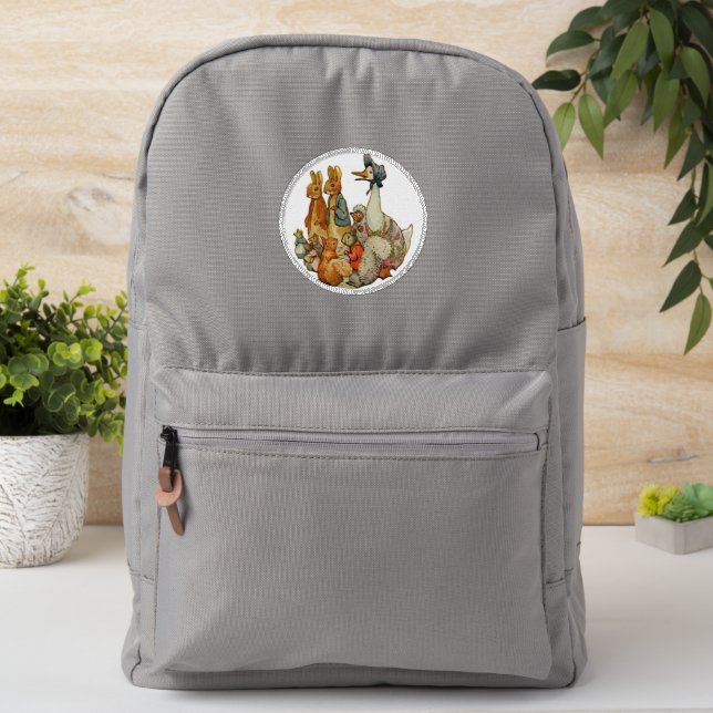 Classic Beatrix Potter Peter and Friends Patch (On Backpack)