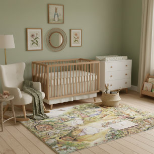 Classic Beatrix Potter Peter and Friends Rug