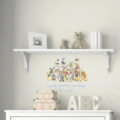 Classic Beatrix Potter Peter and Friends Wall Decal