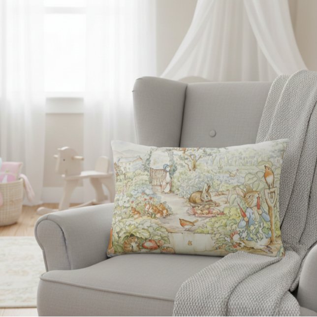 Classic Beatrix Potter Peter the Rabbit  Accent Pillow (Creator Uploaded)