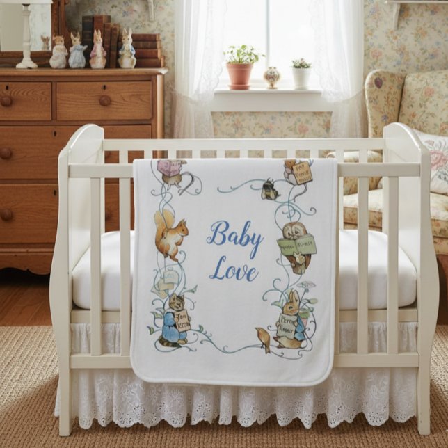 Classic Beatrix Potter Peter the Rabbit  Baby Blanket (Creator Uploaded)