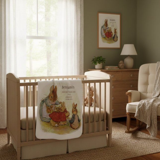 Classic Beatrix Potter Peter the Rabbit  Baby Blanket (Creator Uploaded)