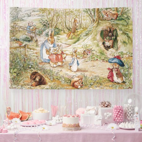 Classic Beatrix Potter Peter the Rabbit Party  Banner