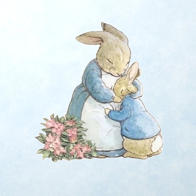 Classic Beatrix Potter Peter the Rabbit Wall Decal (Insitu 1)