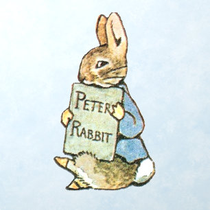Classic Beatrix Potter Peter the Rabbit Wall Decal