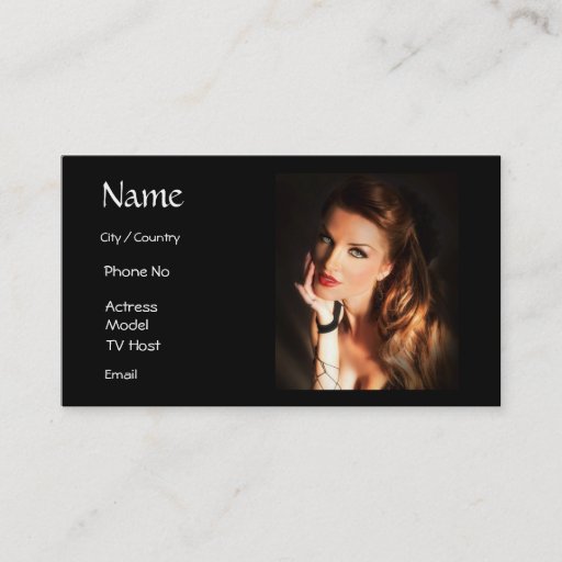 Customizable Classic Beauty Business Card