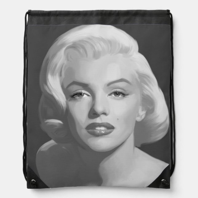 Classic Beauty Drawstring Bag (Front)