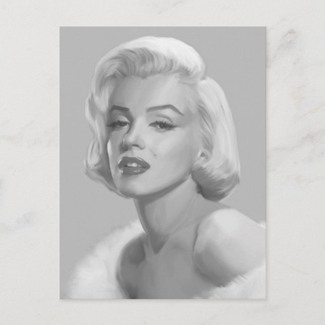 Classic Beauty Postcard (Front)