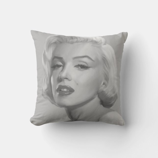 Classic Beauty Throw Pillow (Front)