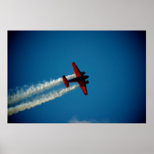 Classic Beech 18 Aircraft Poster