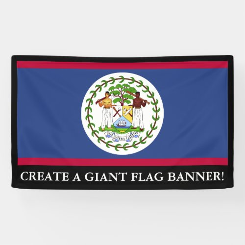 Classic Belize Flag Banner