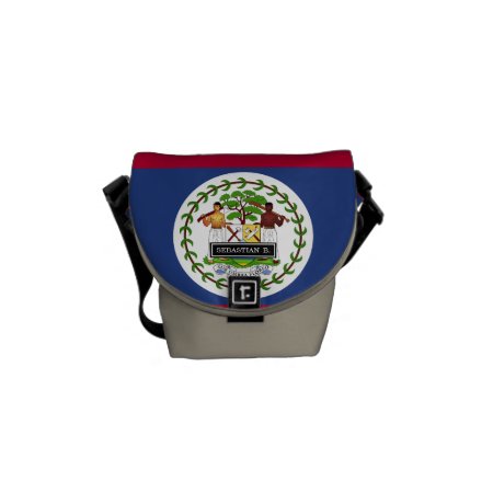 Classic Belize Flag Messenger Bag
