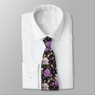 Classic Best Man Gardenias Neck Tie