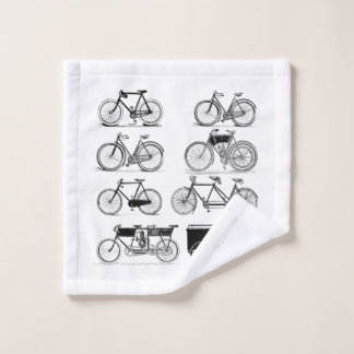 Classic bike collection wash cloth