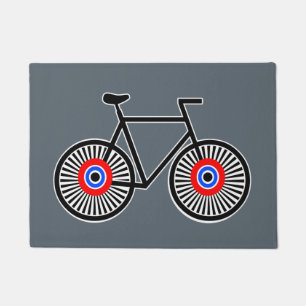 Classic Bike Target Spokes Doormat