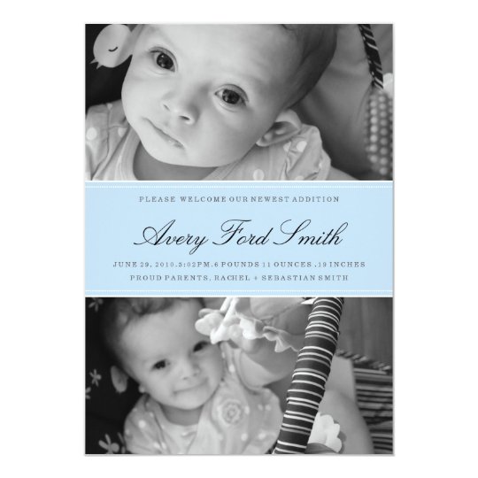 CLASSIC BIRTH ANNOUNCEMENT