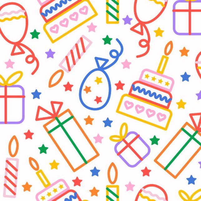 Classic Birthday  Socks (Happy Birthday Celebration Theme!)