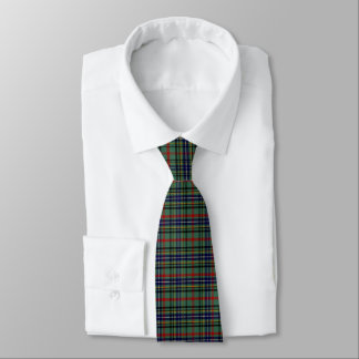 Classic Bisset Clan Tartan Plaid  Neck Tie