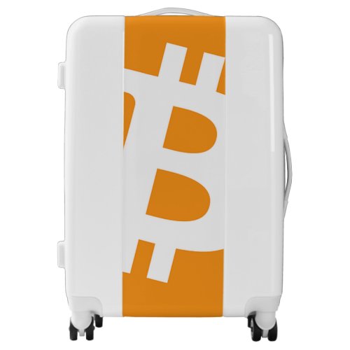 Classic Bitcoin Logo Travel Vacation Suitcase