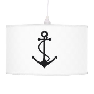 Classic Black Anchor Hanging Lamp
