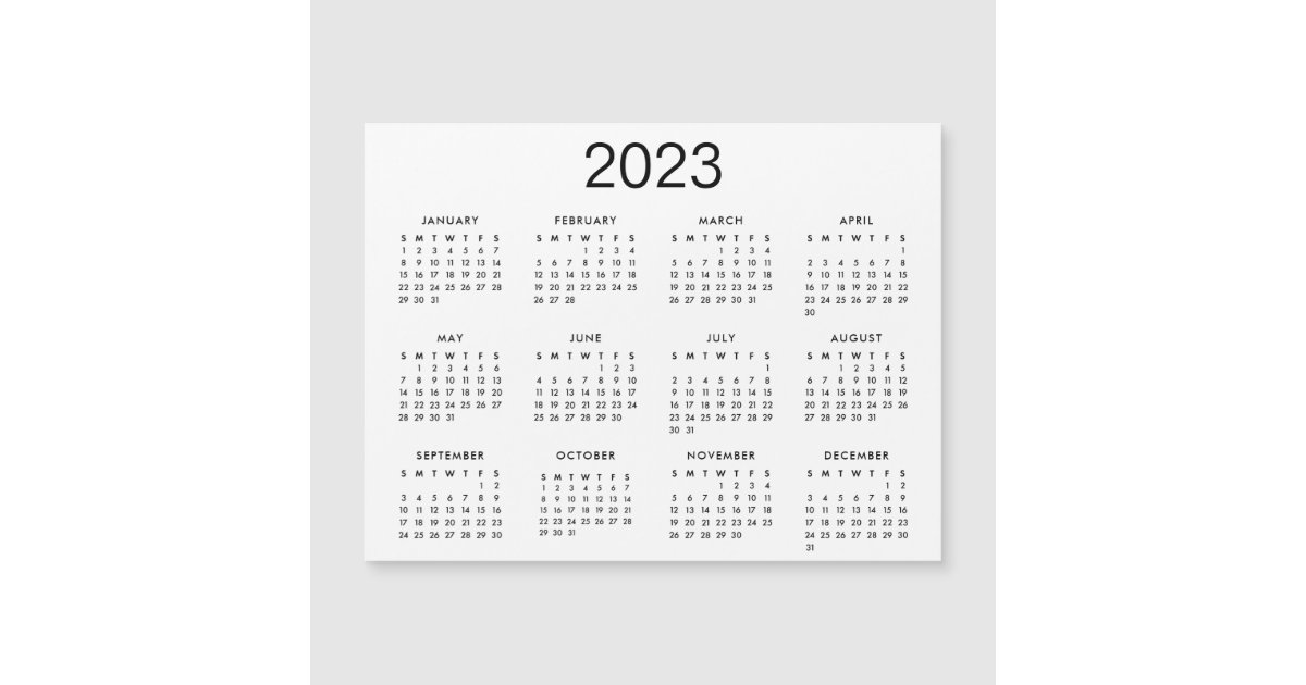 classic-black-and-white-2023-calendar-zazzle