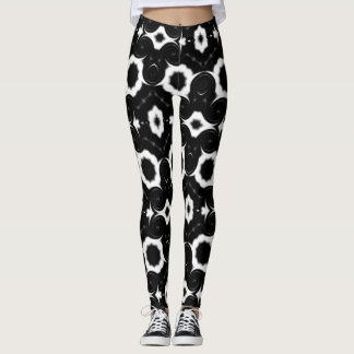 Classic Black and White design Leggings