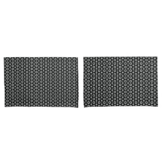 Classic Black and White design Pillowcase