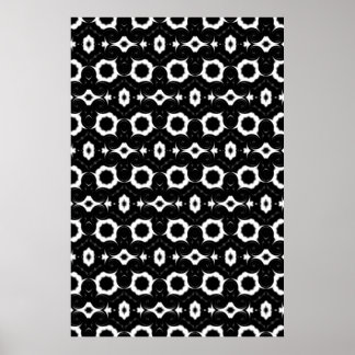 Classic Black and White design Poster