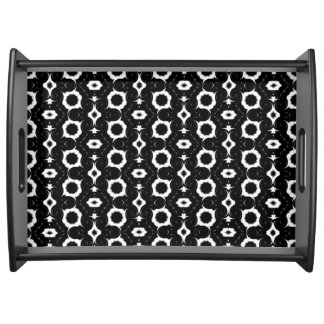 Classic Black and White design Serving Tray