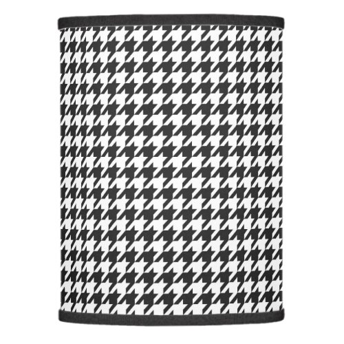 Classic Black and White Houndstooth Pattern Lamp Shade