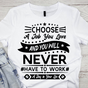 Classic Black and White Labor Day T-Shirt