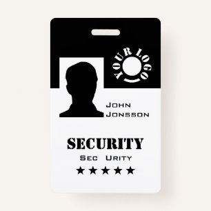 Classic Black and White Photo Logo Code Template  Badge