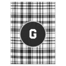 Classic Black and White Plaid