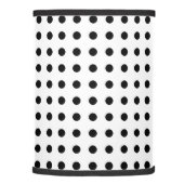 Classic black and white polka dots lamp shade (Right)
