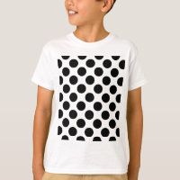 Classic Black and White Polka Dots Pattern